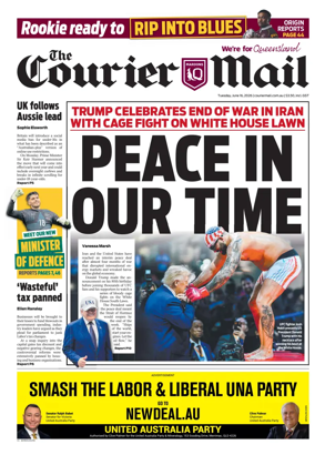 Cover of The Courier-Mail