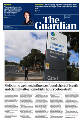Cover of The Guardian Australia