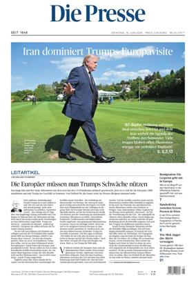 Cover of Die Presse