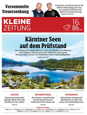 Cover of Kleine Zeitung Kaernten