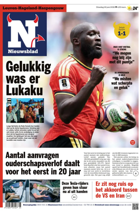 Cover of Het Nieuwsblad