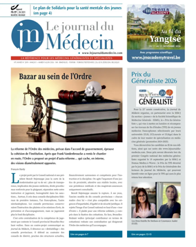 Cover of Journal du Medecin (French)