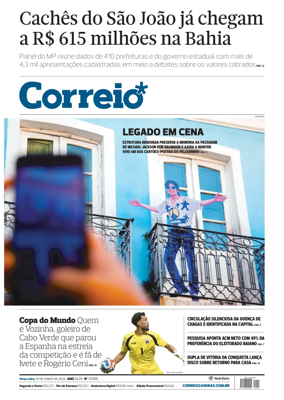 Cover of Correio da Bahia