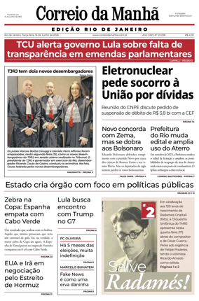 Cover of Jornal Correio da Manha