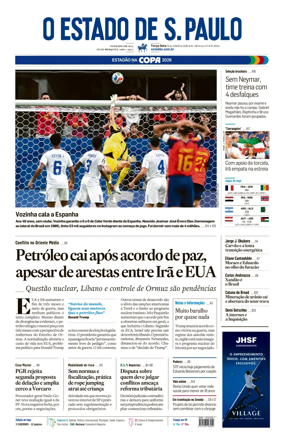 Cover of O Estado de S. Paulo
