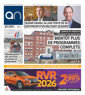 Cover of Acadie Nouvelle