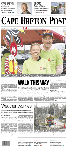 Cover of Cape Breton Post