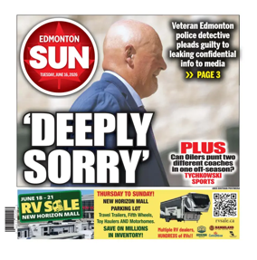 Cover of Edmonton Sun
