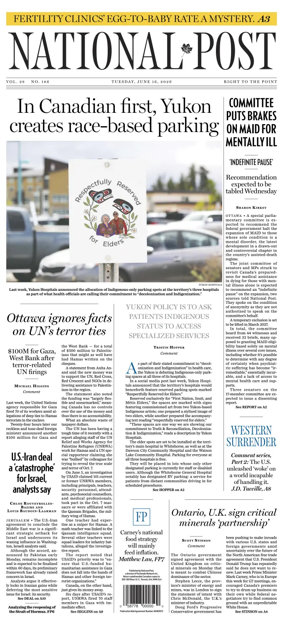 Cover of National Post - (Latest Edition)
