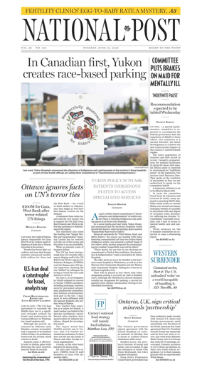 Cover of National Post - (National Edition)