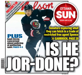Cover of Ottawa Sun