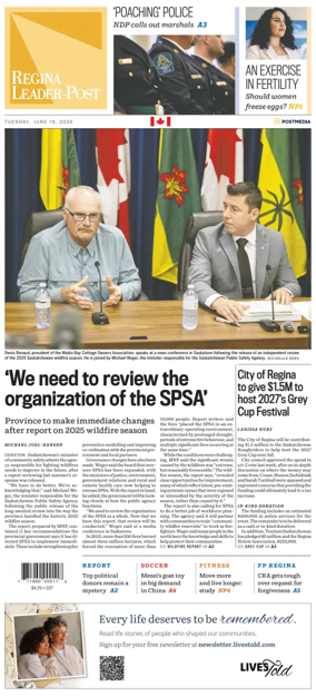 Cover of Regina Leader-Post