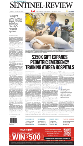 Cover of Sentinel-Review (Woodstock)