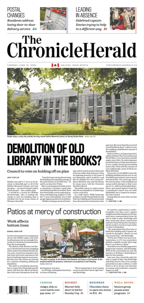 Cover of The Chronicle Herald (Metro)