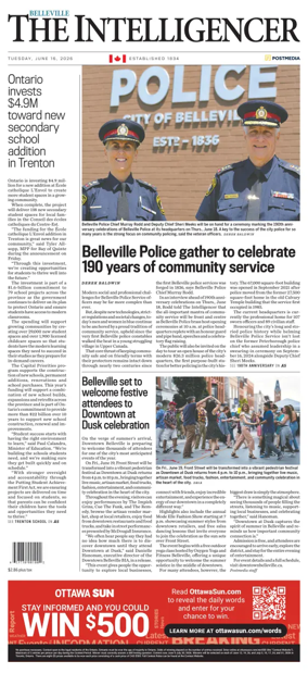 Cover of The Intelligencer (Belleville)