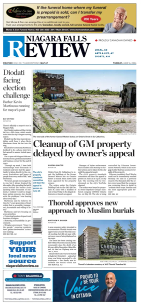 Cover of The Niagara Falls Review