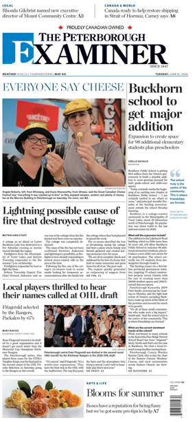 Cover of The Peterborough Examiner