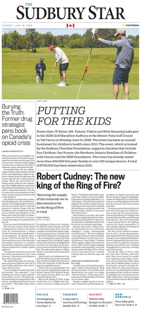 Cover of The Sudbury Star