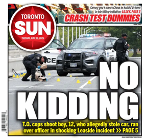 Cover of Toronto Sun