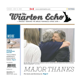 Cover of Wiarton Echo