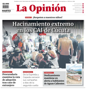 Cover of La Opinion