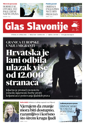 Cover of Glas Slavonije