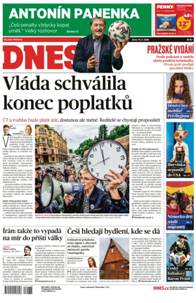 Cover of MF DNES