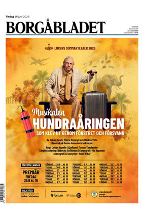 Cover of Borgabladet