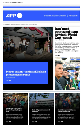 Cover of AFP English