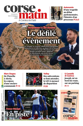 Cover of Corse Matin