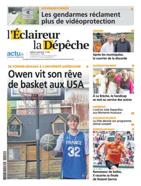Cover of l'Eclaireur la Depeche