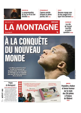 Cover of La Montagne (Montlucon)