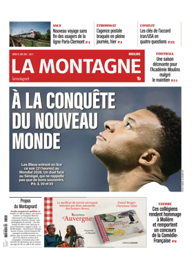 Cover of La Montagne (Moulins)