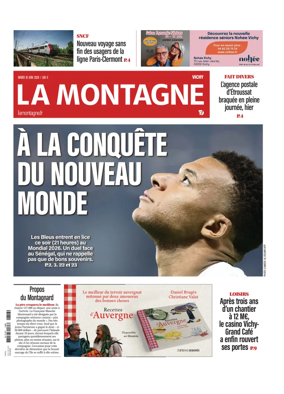Cover of La Montagne (Vichy)