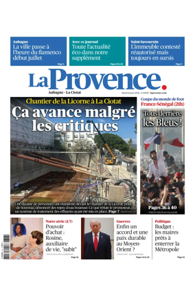 Cover of La Provence Aubagne-La Ciotat