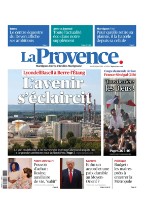 Cover of La Provence Martigues-Istres-Vitrolles-Marignane