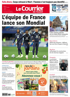 Cover of Le Courrier de l’Ouest (Deux-Sevres)