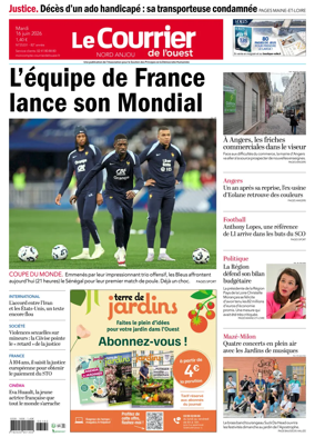 Cover of Le Courrier de l’Ouest (Nord Anjou)