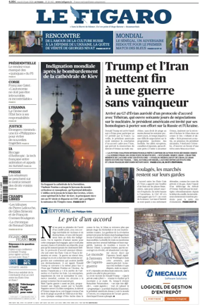 Cover of Le Figaro