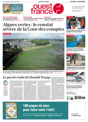 Cover of Ouest France (Loudeac / Rostrenen)