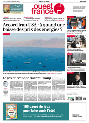 Cover of Ouest France (Mayenne)