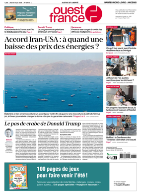 Cover of Ouest France (Nantes Nord-Loire - Ancenis)