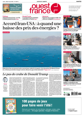 Cover of Ouest France (Nantes)