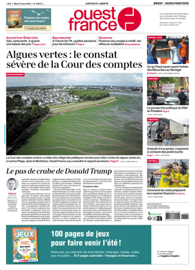 Cover of Ouest France (Nord-Finistere)