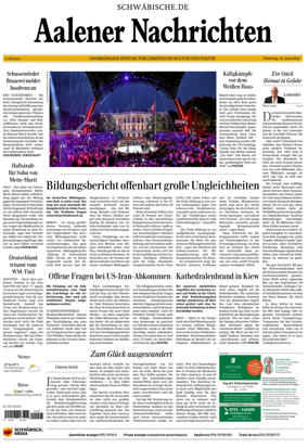 Cover of Aalener Nachrichten