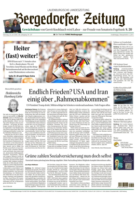 Cover of Bergedorfer Zeitung