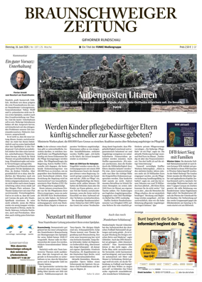 Cover of Braunschweiger Zeitung (Gifhorn)