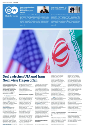 Cover of Deutsche Welle (German edition)