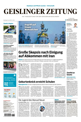 Cover of Geislinger Zeitung