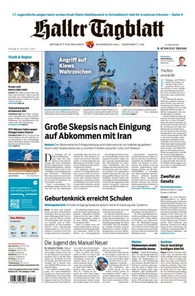 Cover of Haller Tagblatt